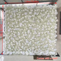 Roselyn Silk Rose Flower Wall Panel Backdrop for Wedding, Party, and Home Decor