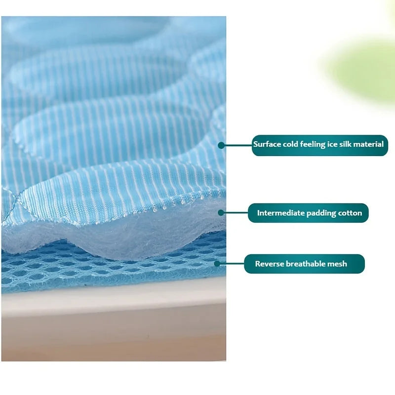 Cooling Pet Mat for Dogs and Cats – Breathable Summer Bed Pad
