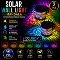 Solar Datura Wall Lantern – Decorative Outdoor Garden Light