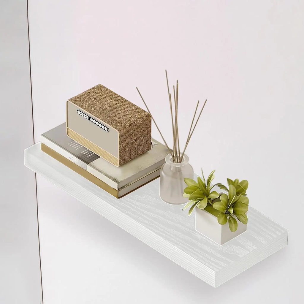 Wood Floating Wall Shelf with Invisible Bracket