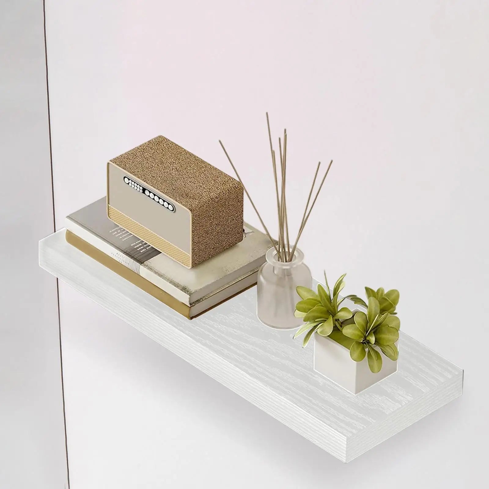 Wood Floating Wall Shelf with Invisible Bracket