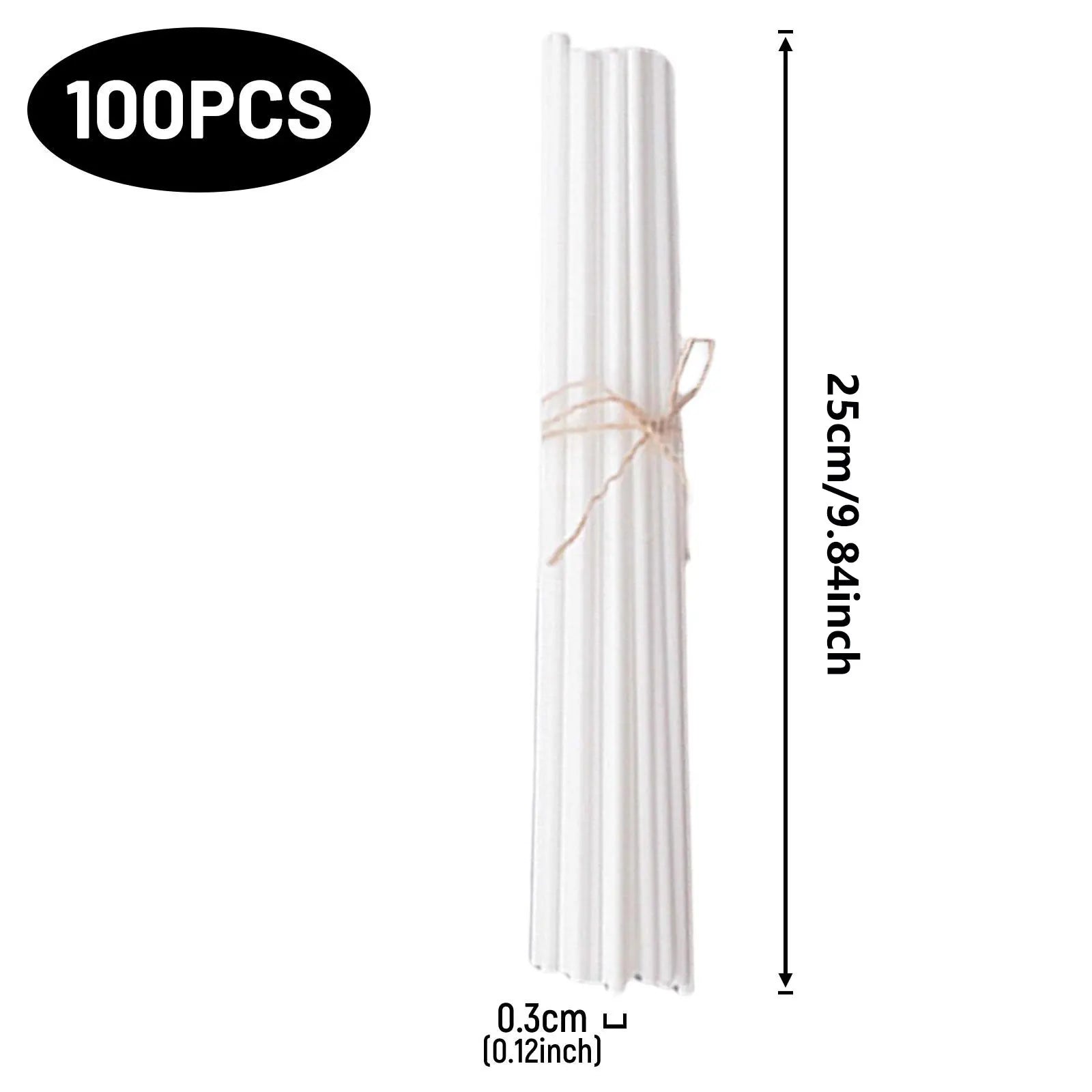 Reed Diffuser Replacement Sticks Set – 100 Fiber Sticks for Home Fragrance