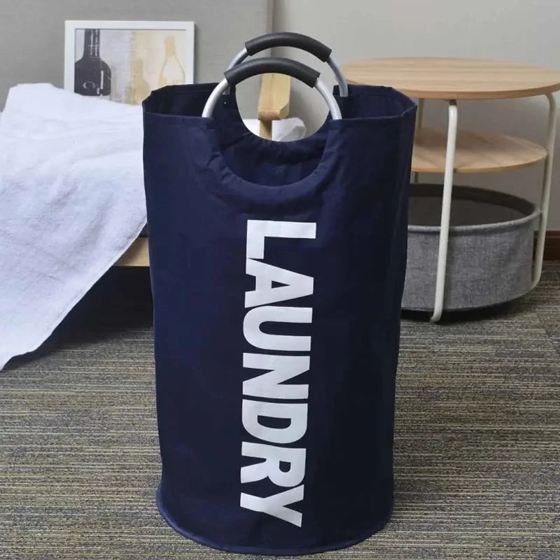 Foldable Laundry Hamper with Soft Handles for Home Organization