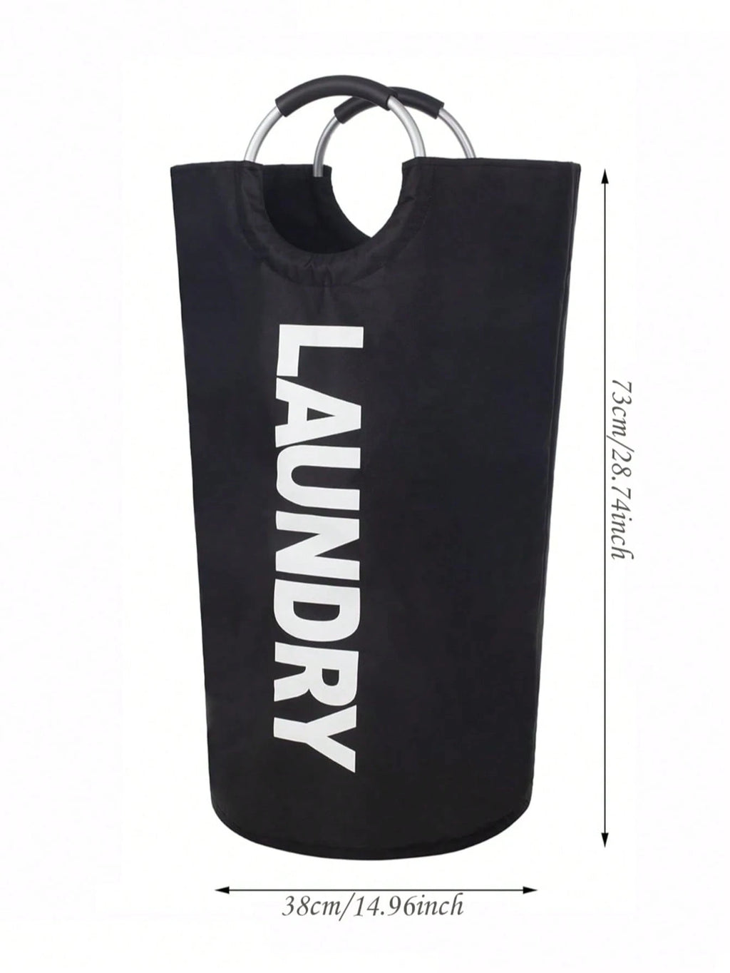 Foldable Laundry Hamper with Soft Handles for Home Organization