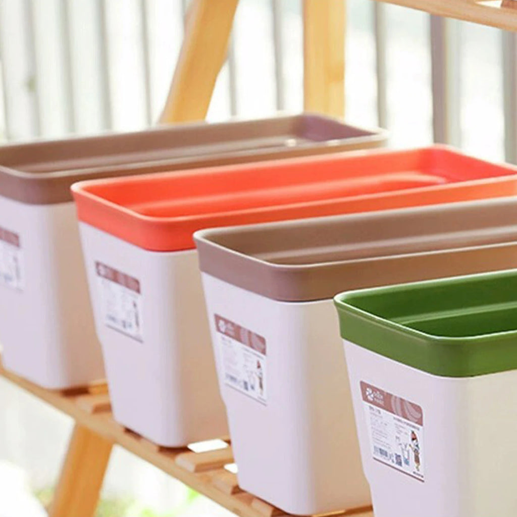 Rectangular Self-Watering Planter for Windowsills & Balconies