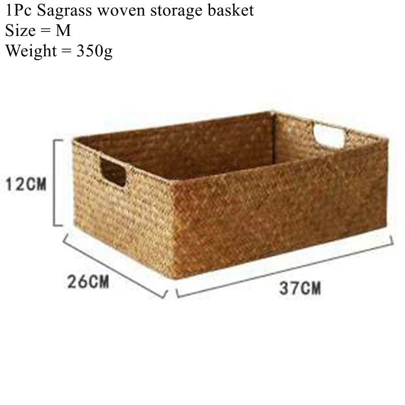Linden Woven Seagrass Storage Basket