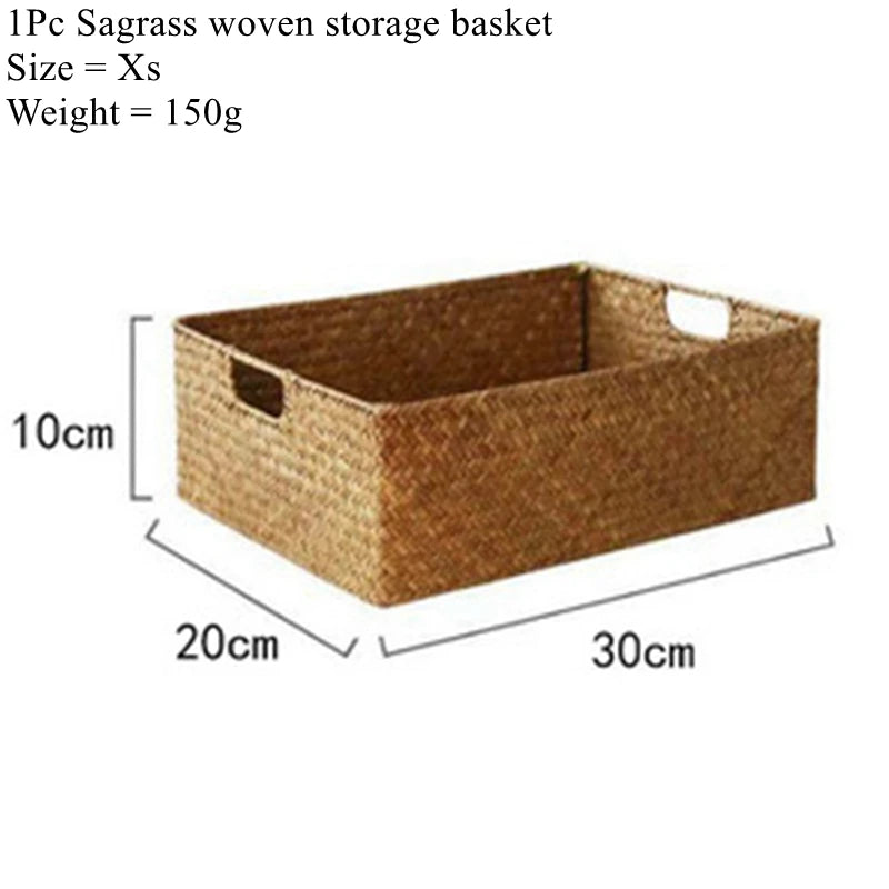 Linden Woven Seagrass Storage Basket