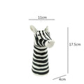 Marlow Zebra Ceramic Vase – Black and White Animal Tabletop Decor