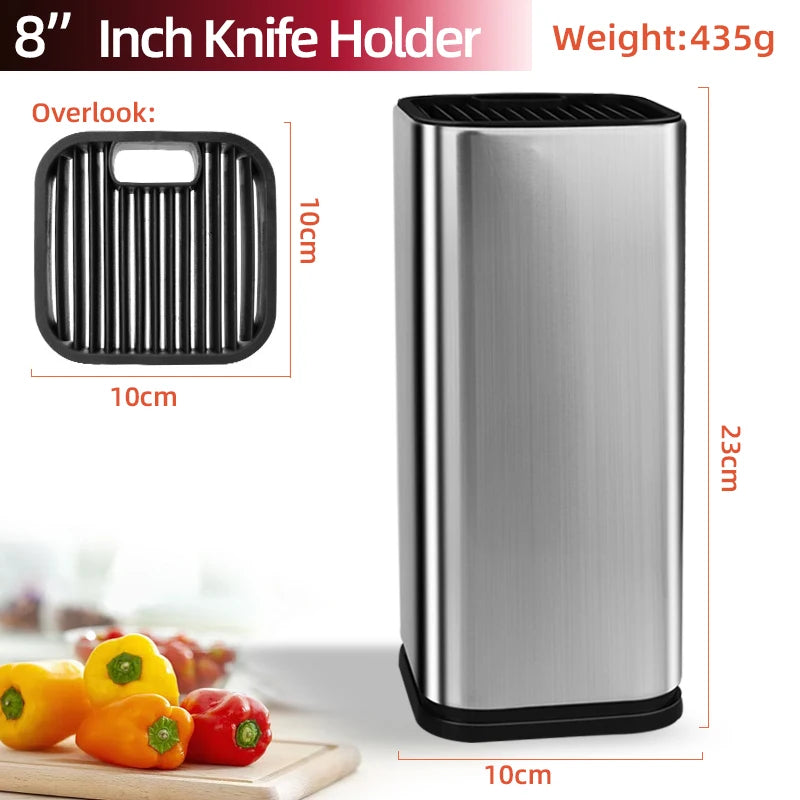 Stainless Steel Kitchen Utensil Holder for Countertops – 3 Sizes