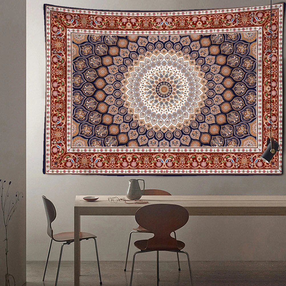 Edenfield Retro Floral Tapestry Wall Hanging