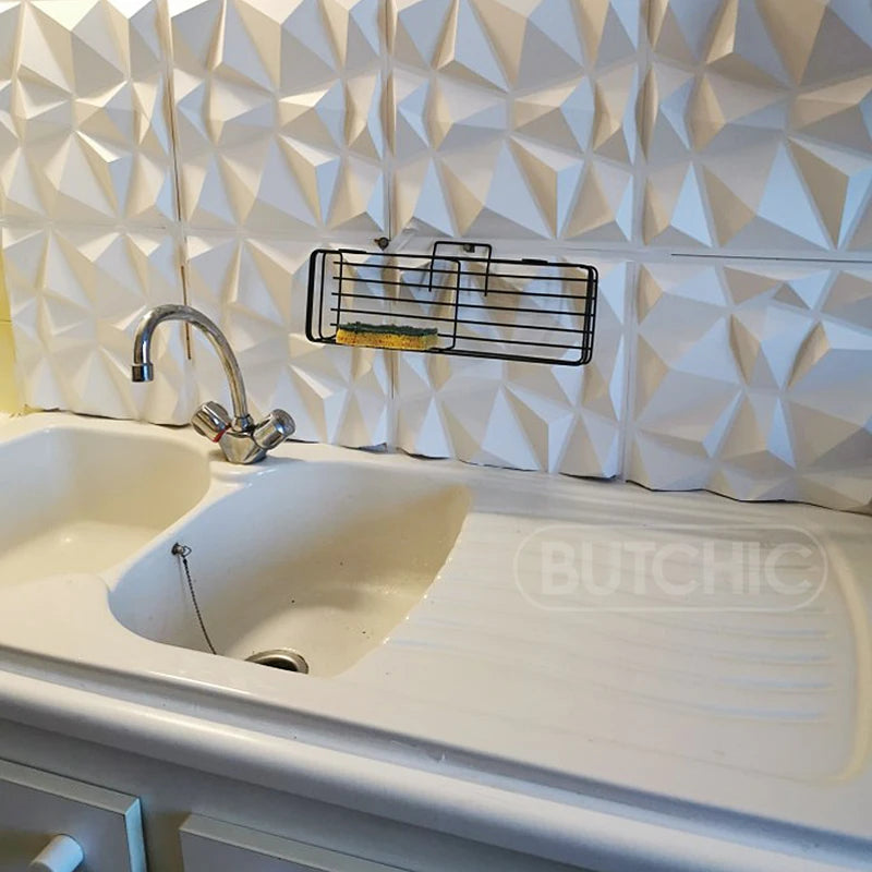 Facet 3D Geometric Wall Panel, 30x30cm