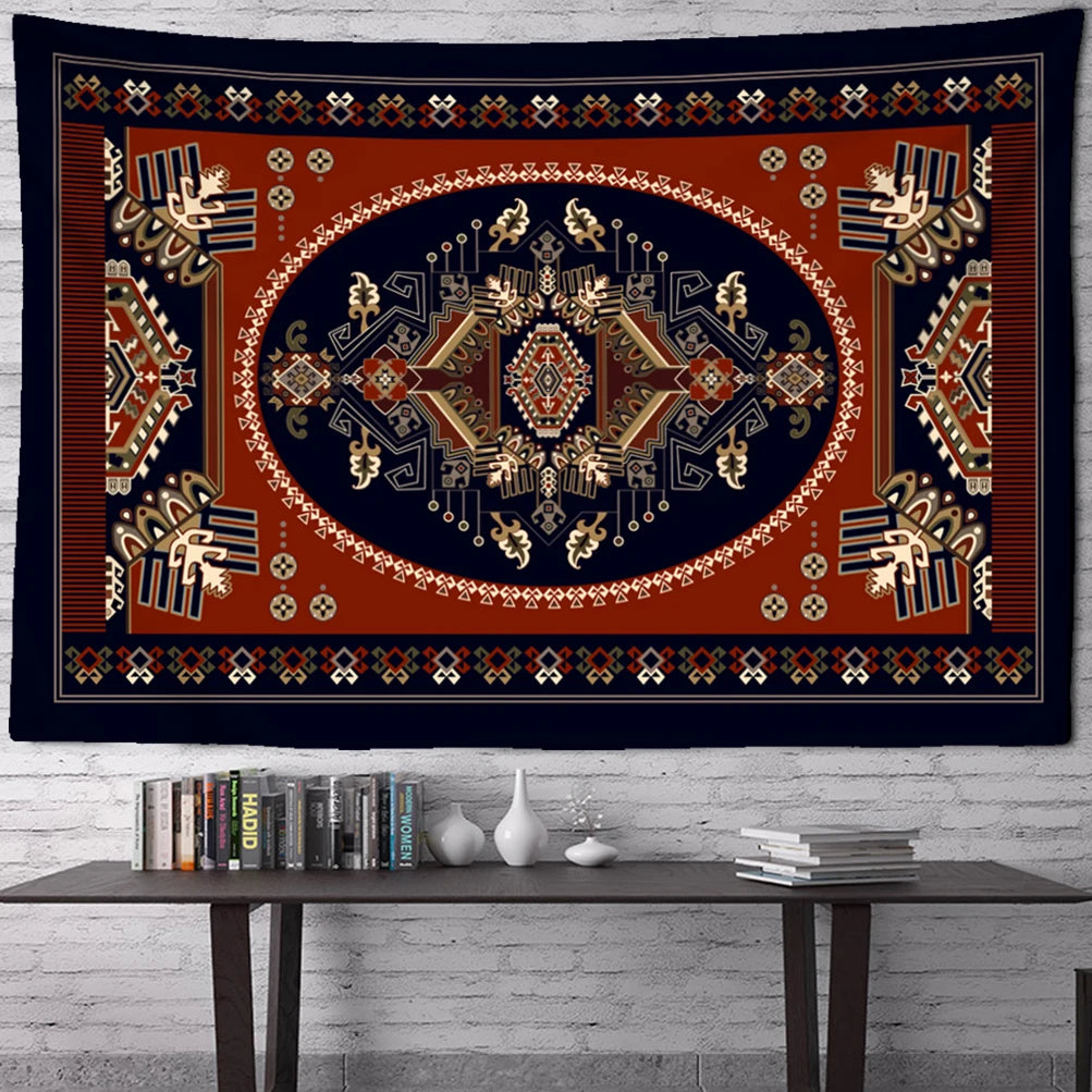 Edenfield Retro Floral Tapestry Wall Hanging