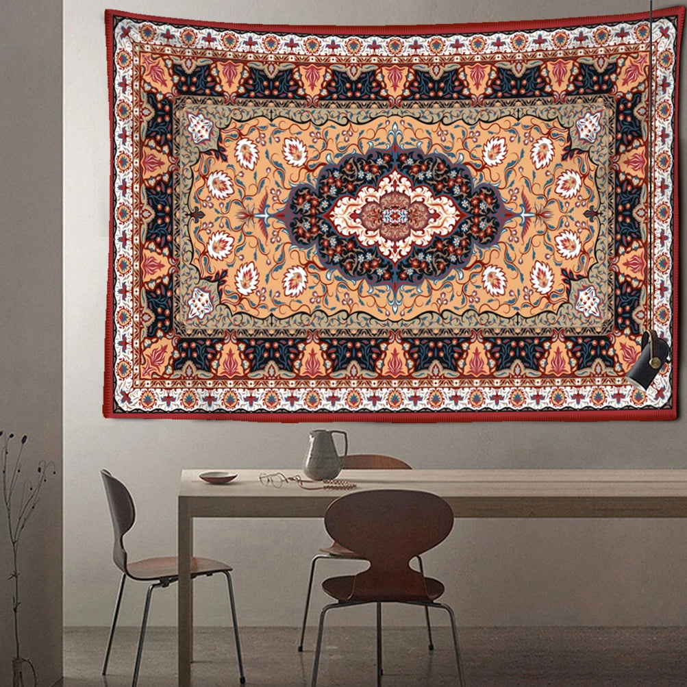 Edenfield Retro Floral Tapestry Wall Hanging