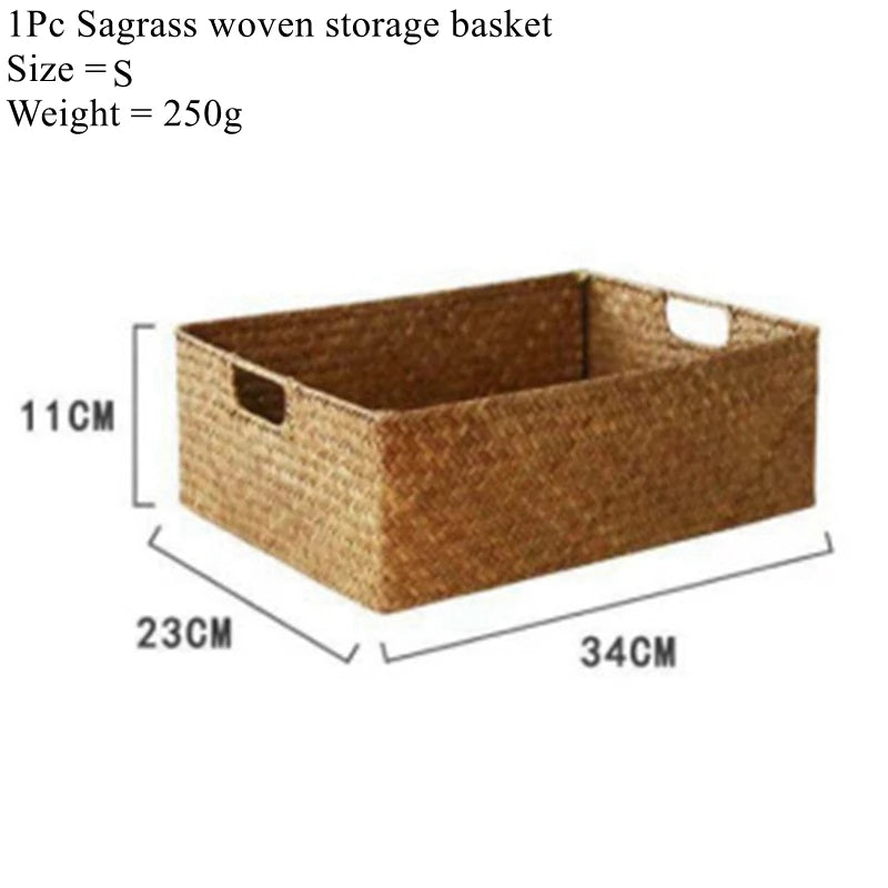 Linden Woven Seagrass Storage Basket
