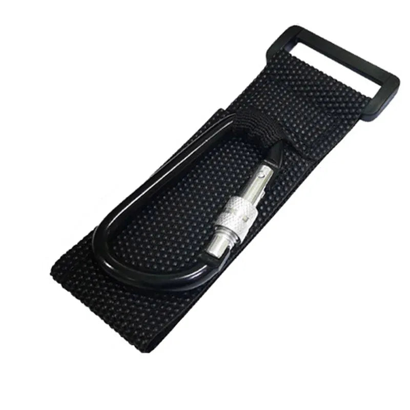 Universal Handlebar Locking Hook for Bike & Scooter Helmet Storage