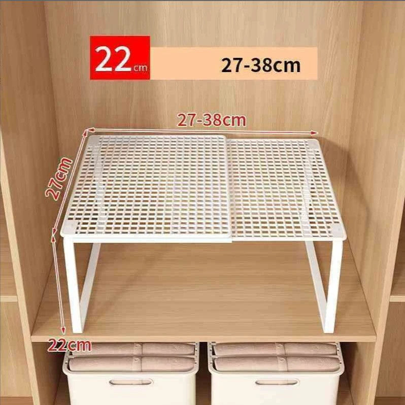 Adjustable Stackable Closet Shelf Divider for Cabinets & Wardrobes