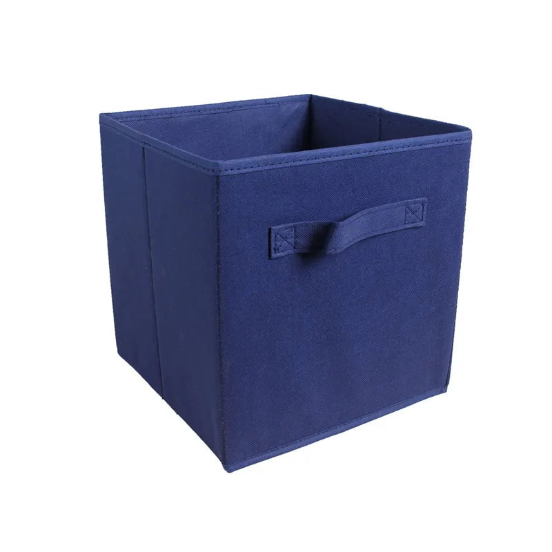 Foldable Fabric Cube Storage Bin for Shelves, Closets & Playrooms