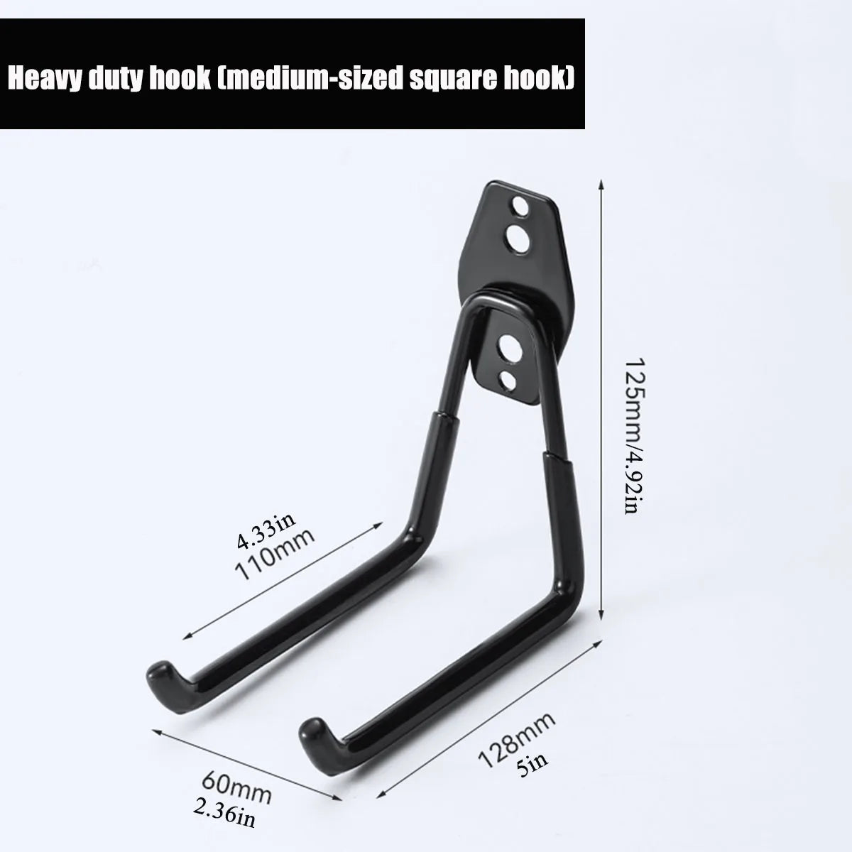 Heavy Duty Garage Wall Hooks for Tool and Garden Storage