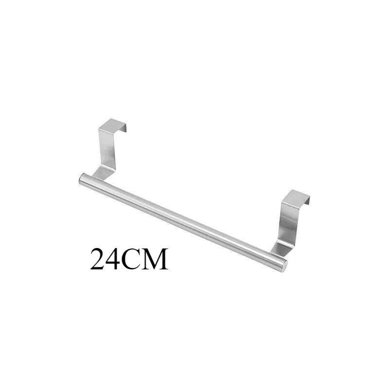 Stainless Steel Over-Cabinet Towel Bar for Kitchen or Bathroom