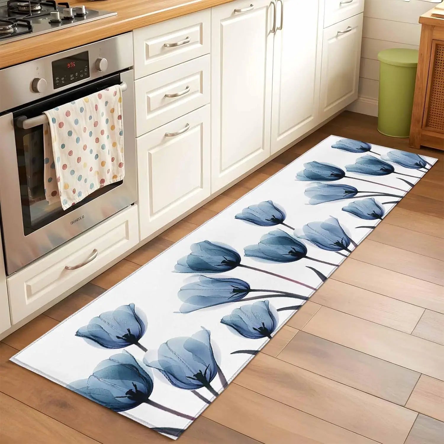 Meadow Floral Runner Rug – Colorful Bohemian Kitchen & Hallway Mat