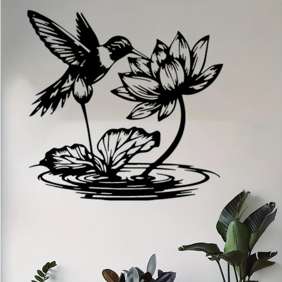 Jerusalem City Wall Metal Wall Art – Geometric Black Sculpture for Living Room or Office