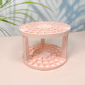 Round 5-Compartment Rotating Makeup Brush Organizer