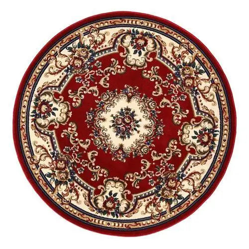 Adara Vintage Round Persian-Style Rug for Living Room or Bedroom
