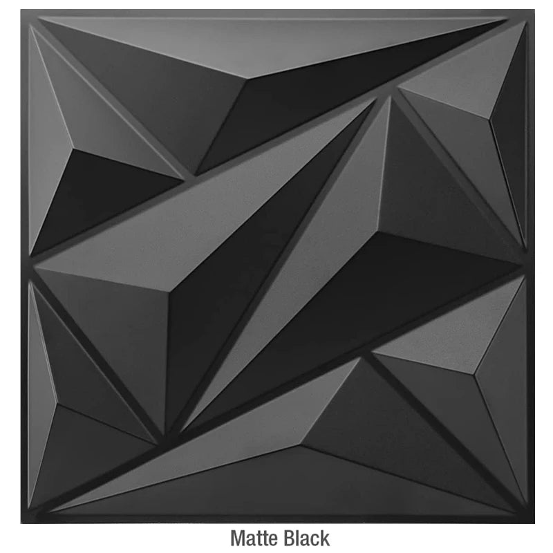 Facet 3D Geometric Wall Panel, 30x30cm