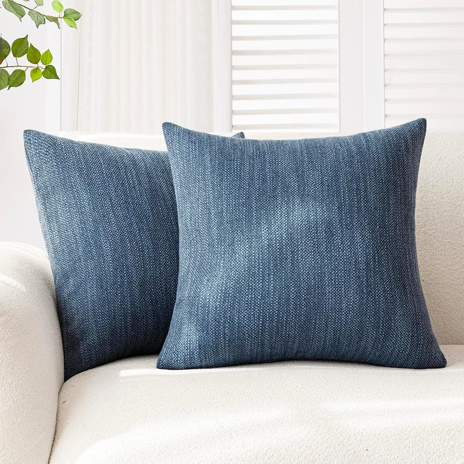Rowan Woven Chenille Throw Pillow Cover