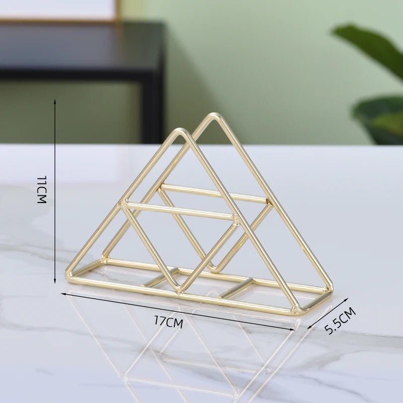 Modern Metal Napkin Holder for Kitchen or Dining Table