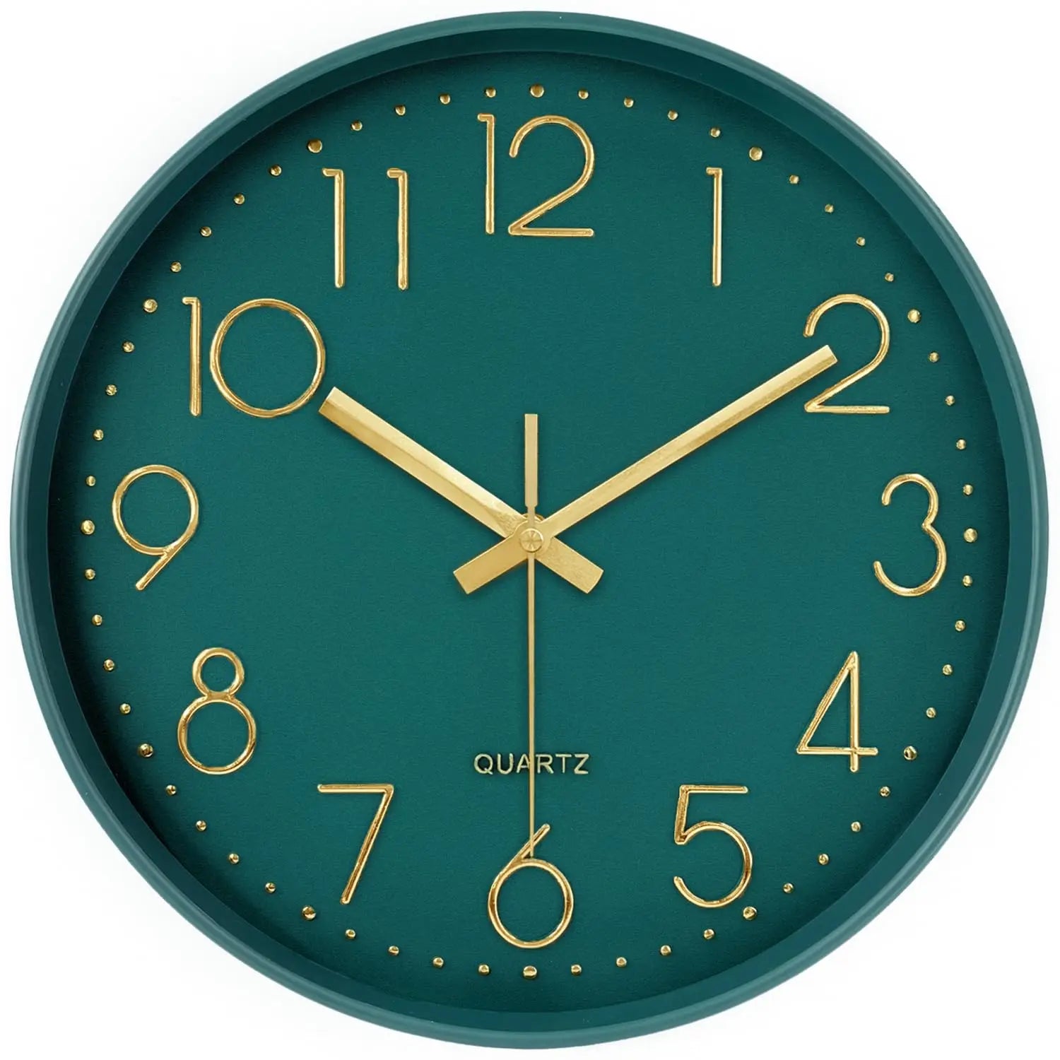 Marlow Minimalist Wall Clock with Tempered Glass Face