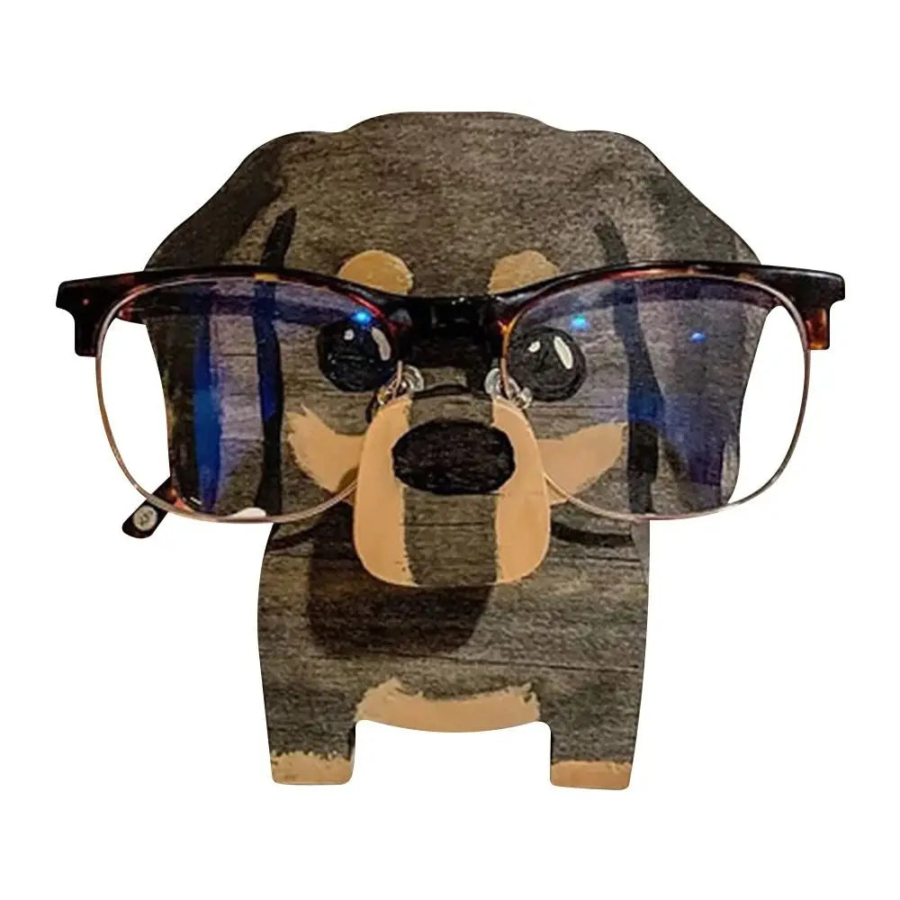 Whimsical Animal Wooden Eyeglasses Holder Stand
