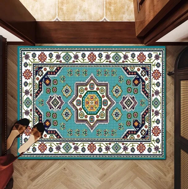 Layla Woven Geometric Persian-Style Accent Rug