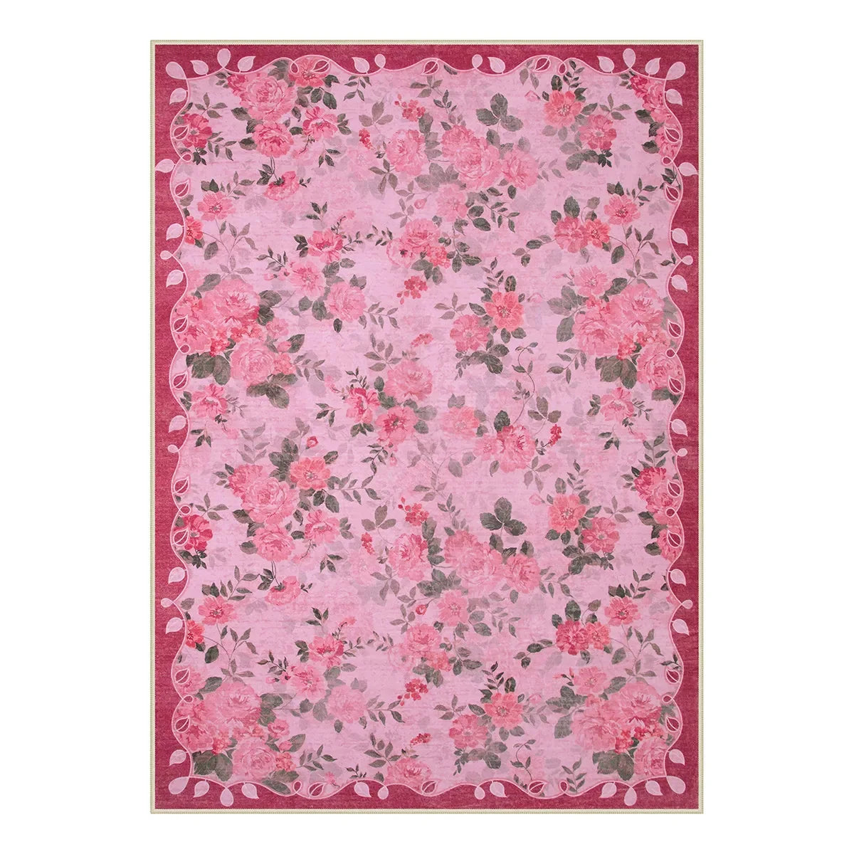 Eloise Vintage Rose Botanical Area Rug