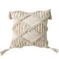 Sadie Tufted Cotton Tassel Pillow Cover