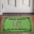 Hoppity Frog Green Doormat for Entryway or Porch
