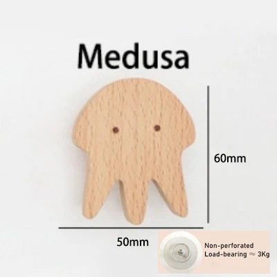 Woodland Animal Wooden Wall Hooks
