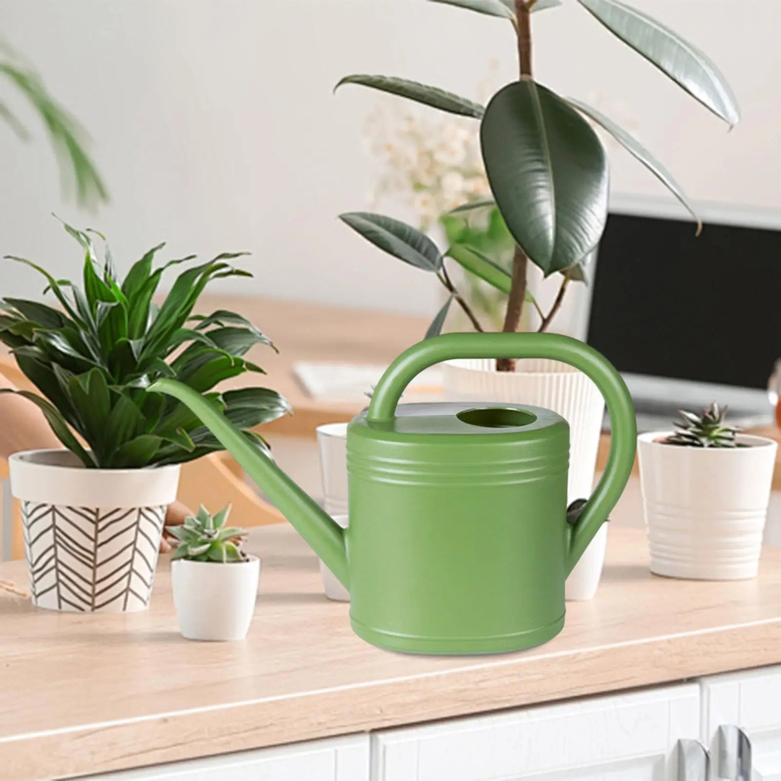 Lightweight Plastic Watering Can for Indoor & Outdoor Plants