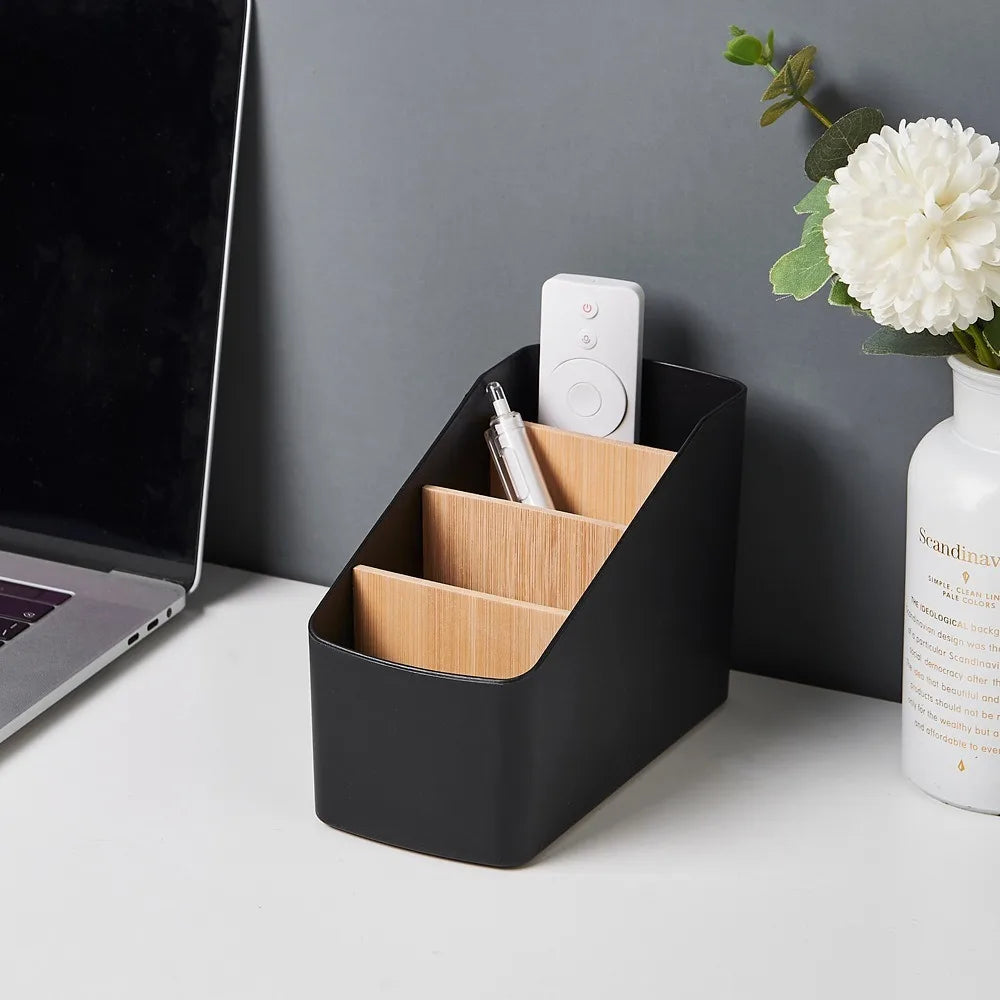 4-Compartment Remote Control Organizer for Living Room or Bedroom