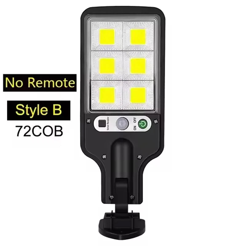 Wall-Mounted Solar Outdoor Light with Motion Sensor