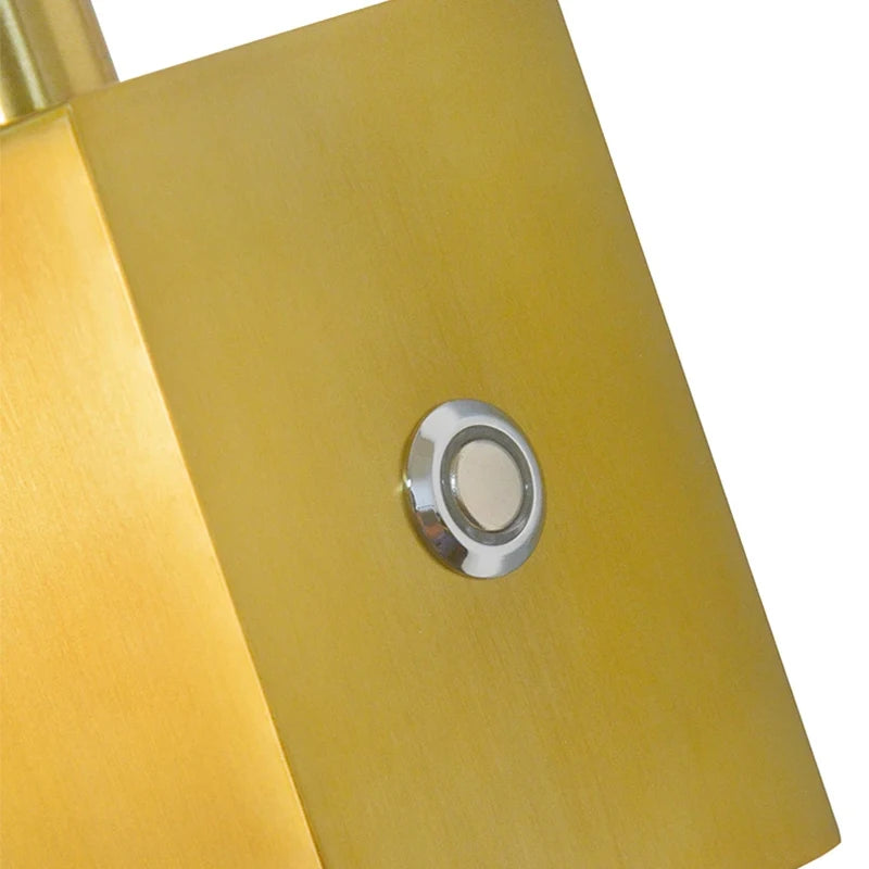 Asta Gold LED Wall Sconce Lamp for Bedroom or Living Room