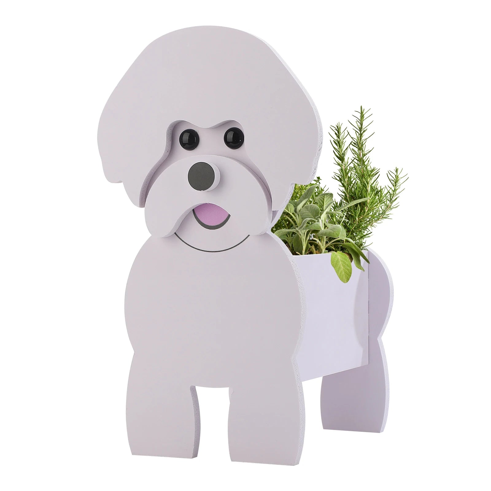 Rowan Dog-Shaped Planter Pot for Small Plants & Succulents