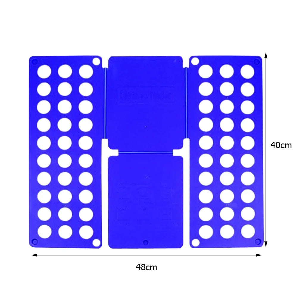 Folding Laundry Board for Shirts & Clothes Organization – Plastic, 48x40cm, Multiple Colors