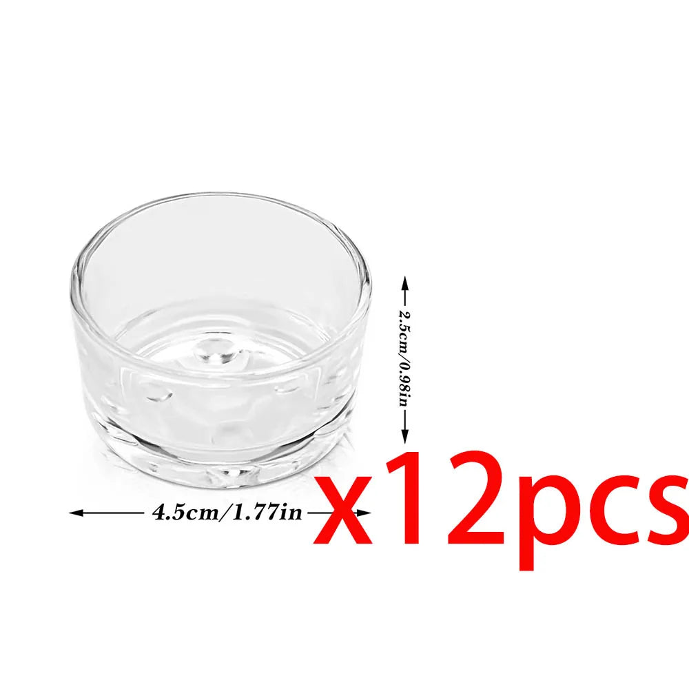 Clear Glass Tealight Holders for Tabletop and Centerpieces