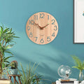 Alder Modern Wood Wall Clock, 12-Inch