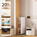 Slim Rolling Storage Cabinet – 3/4/5-Tier Narrow Organizer for Kitchen, Bathroom, or Living Room