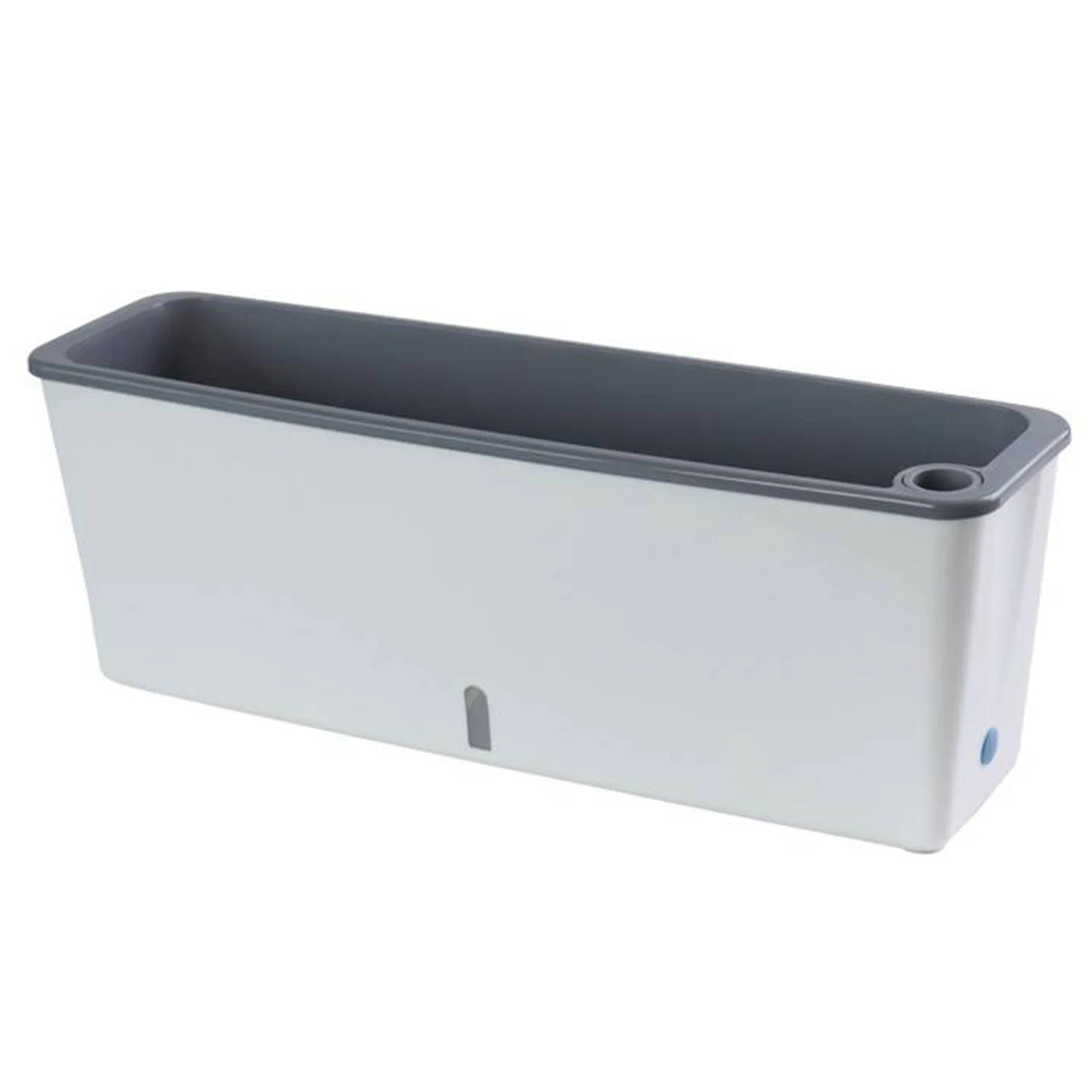 Self-Watering Planter Box with Water Level Indicator – Indoor Modern Window Sill Pot