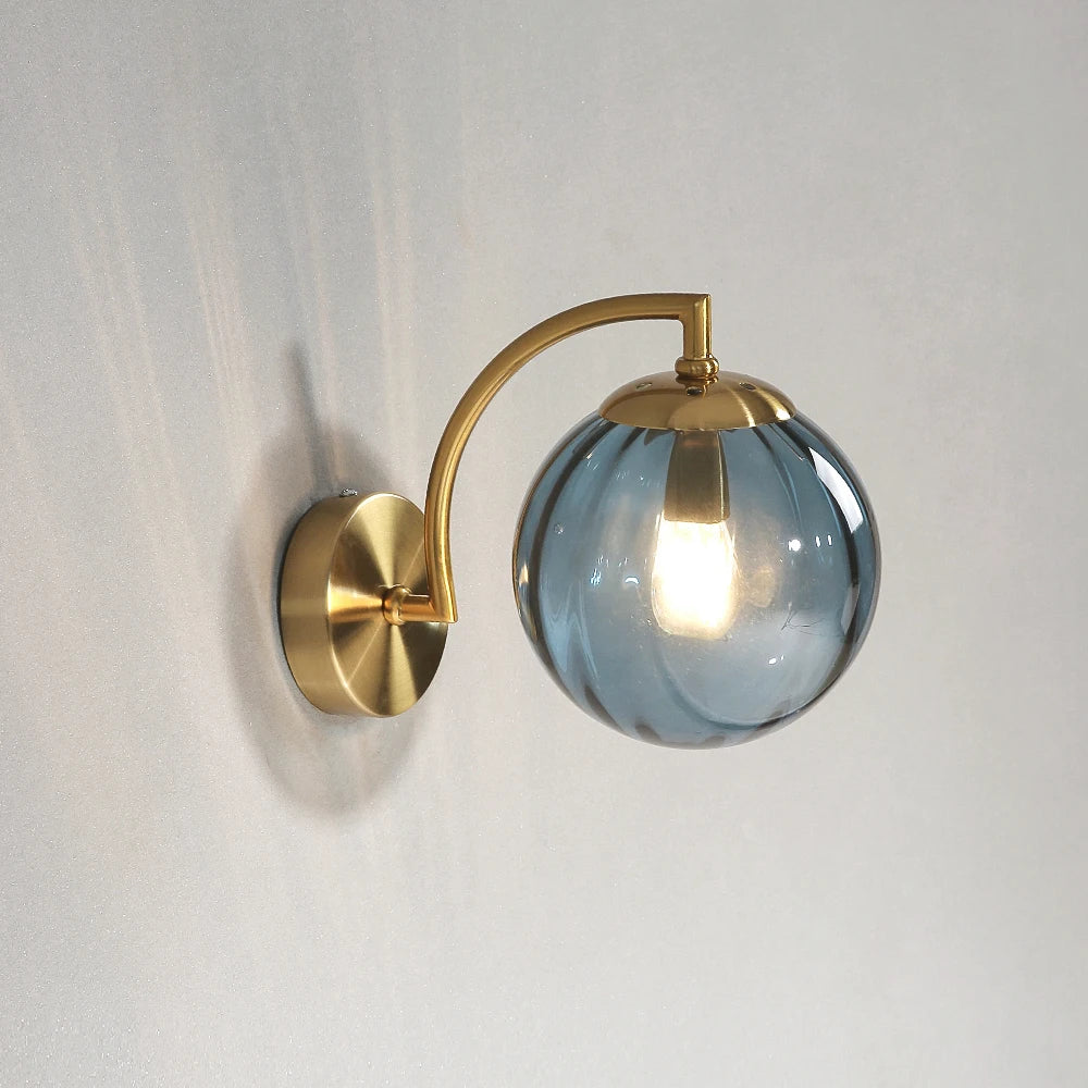Camberley Ribbed Glass Wall Sconce