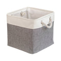Collapsible Fabric Storage Cubes with Rope Handles