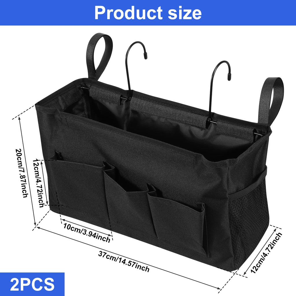 Bedside Hanging Caddy Organizer with Pockets – Oxford Cloth